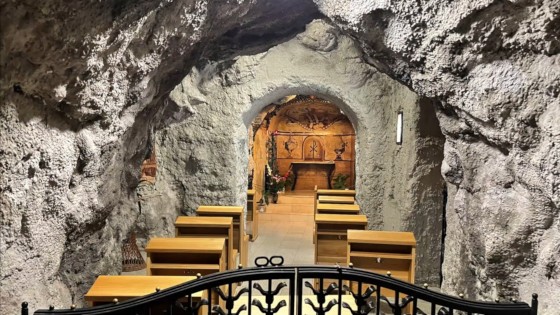 Budapest Cave Church inside