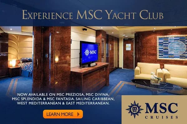 MSC Yacht Club Banner